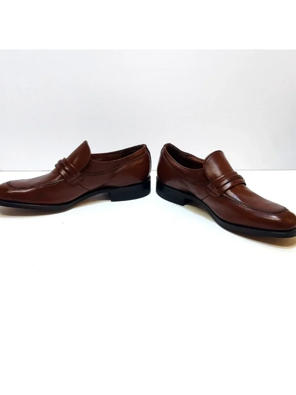 Stafford Comfort Plus All Leather Horsebit Loafers Leather Outsole Men 7 D/B VTG